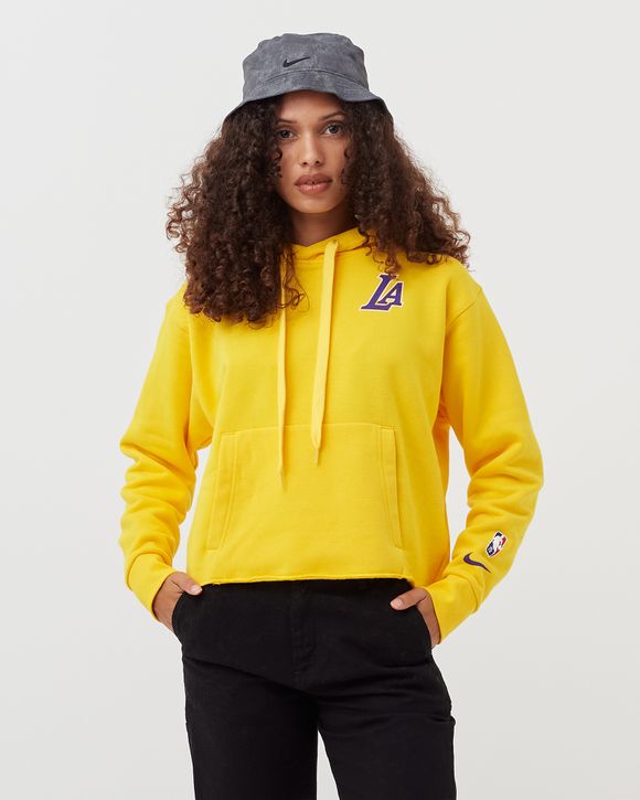 Nike WMNS Los Angeles Lakers Hoodie Yellow