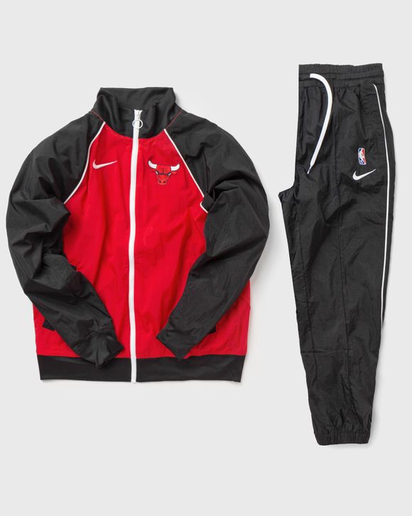Chicago Bulls Courtside Nike Red Tracksuit NBA Full Set Track Jacket +  Pants