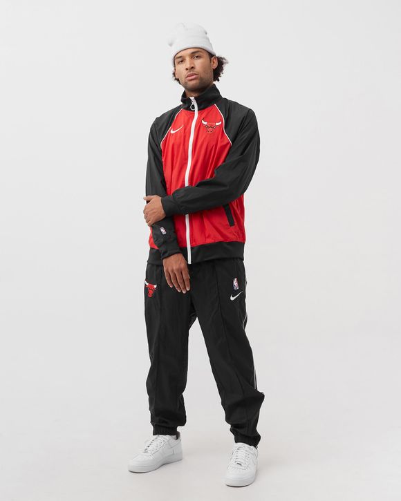 Delicate Patterns Nike NBA Chicago Bulls Courtside Tracksuit Rød