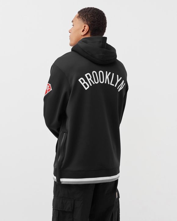 Mitchell & Ness Men's Brooklyn Nets Black Cut Up Hoodie