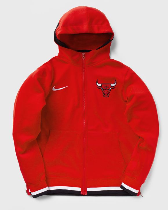 Nike Chicago Bulls Showtime DRI-FIT NBA Zip Hoodie Red