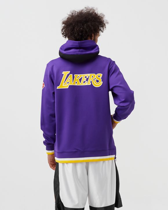 Nike Los Angeles Lakers Showtime Men's Dri-Fit NBA Full-Zip Hoodie Purple