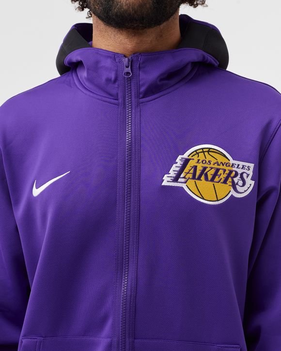 Los Angeles Lakers Nike Dri-Fit Standard Issue Full Zip Hoodie