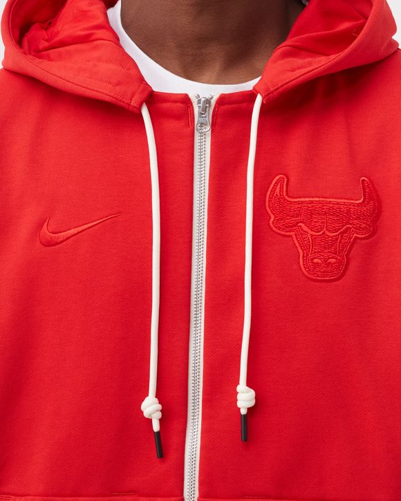 Nike Chicago Bulls Standard Issue Zip Hoodie Red BSTN Store