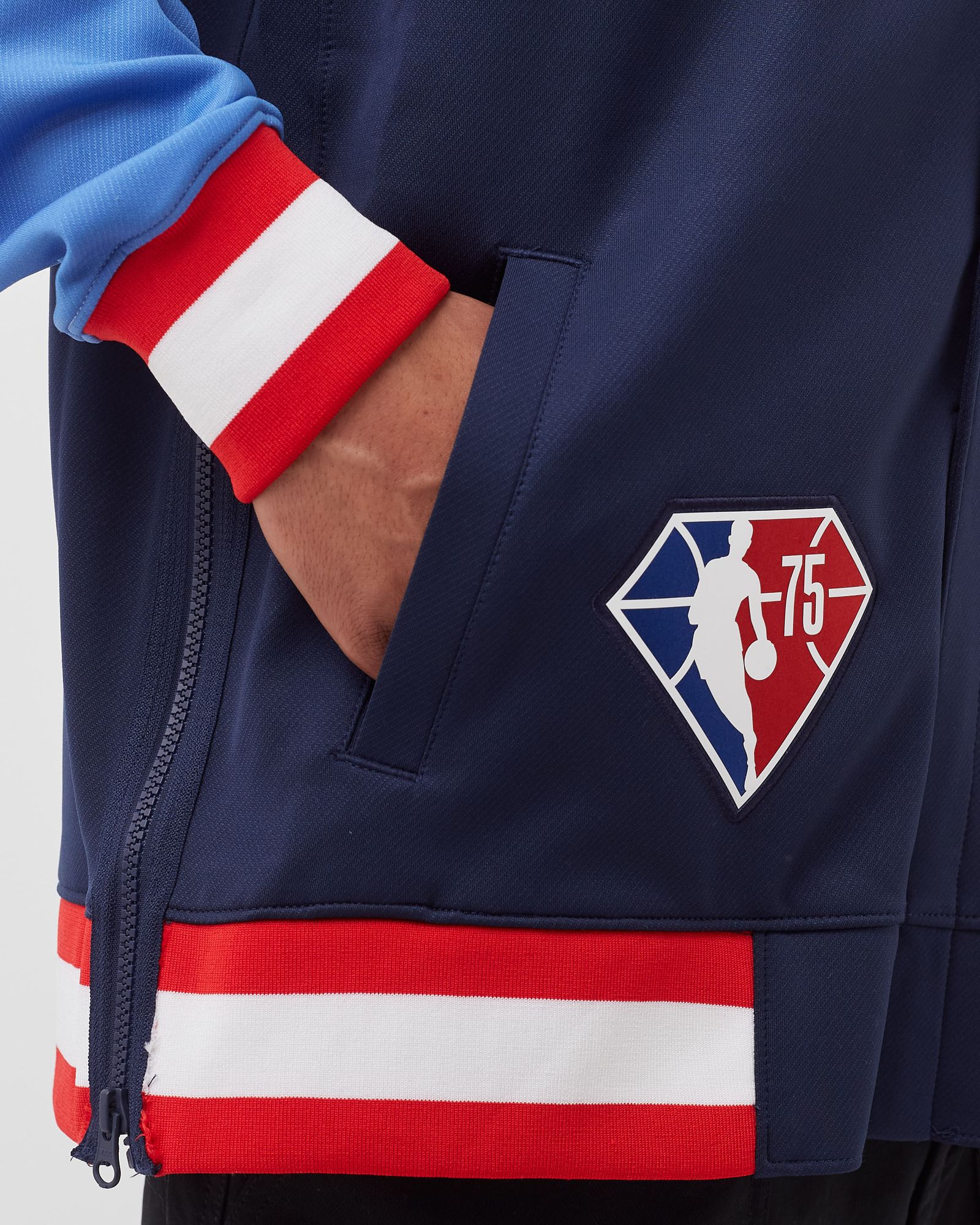 Brooklyn Nets Showtime Mixtape Edition NBA Hooded Jacket