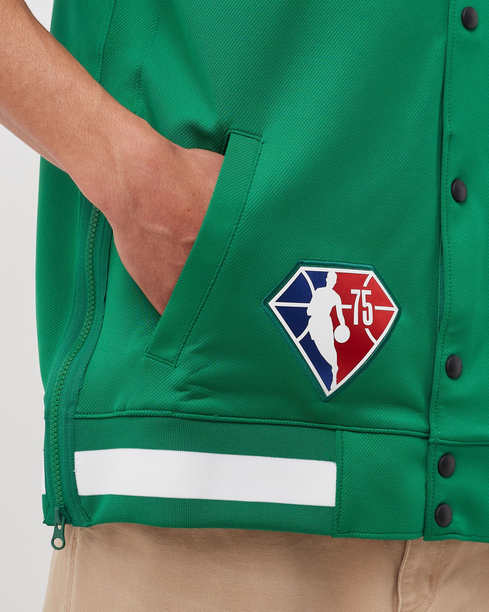 Boston Celtics Showtime Mixtape Edition NBA Short-Sleeve Jacket