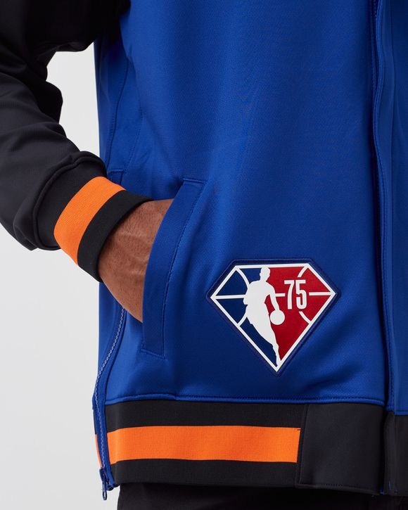 Nike New York Knicks Showtime Mixtape Edition NBA Warm-Up Jacket Blue -  RUSH BLUE/BLACK/WHITE