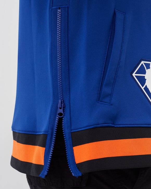 Nike New York Knicks Showtime Mixtape Edition NBA Warm-Up Jacket Blue