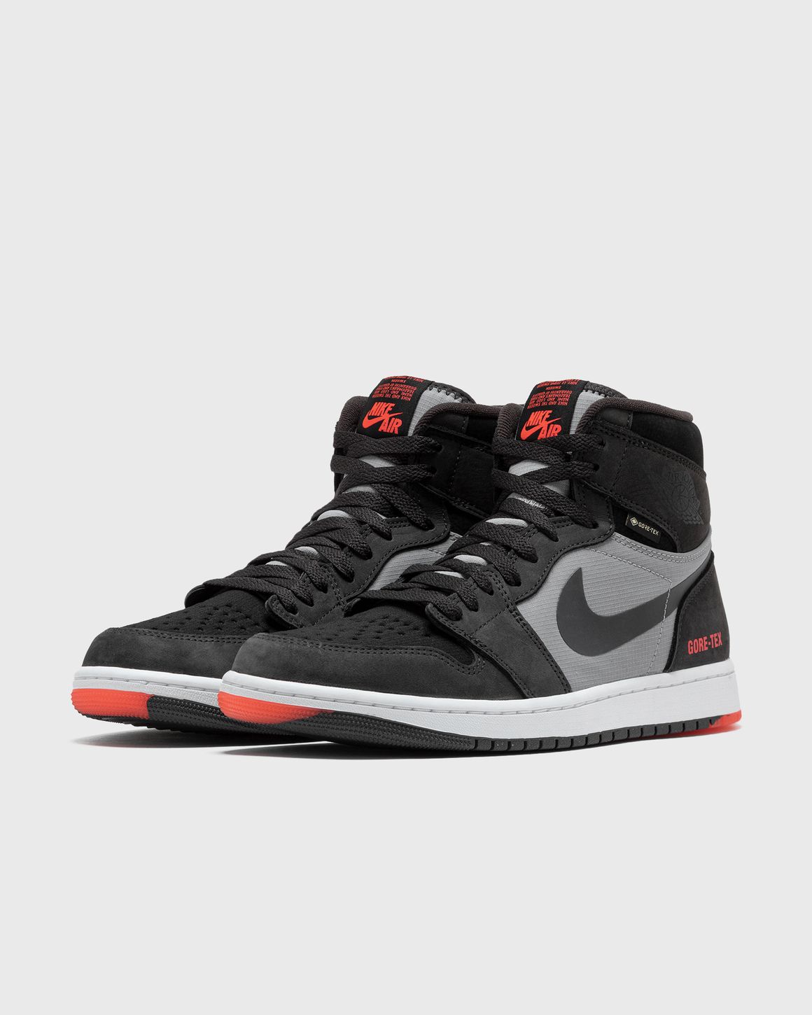 Jordan 1 gris con naranja sales