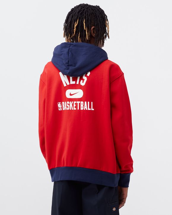 Nike Brooklyn Nets Courtside NBA Full-Zip Fleece Hoodie Red - UNIVERSITY  RED/COLLEGE NAVY