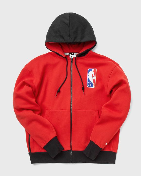 Nike Chicago Bulls Courtside NBA Full-Zip Fleece Hoodie Red - UNIVERSITY  RED/BLACK