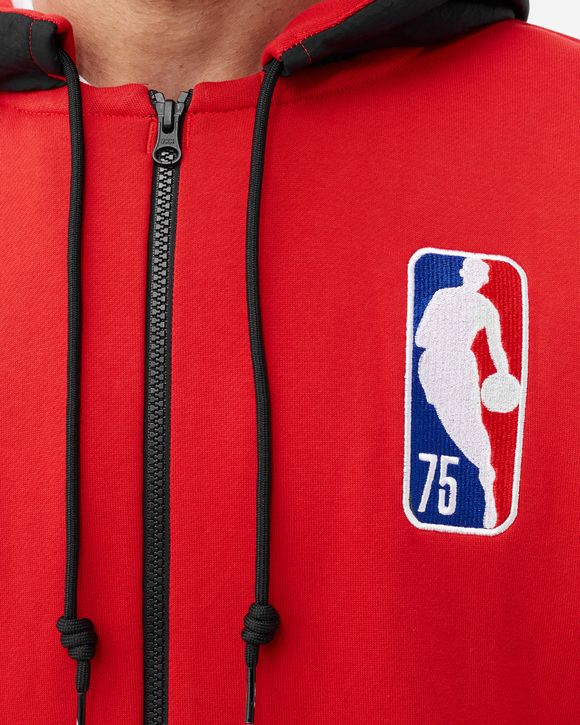 Red Nike NBA Chicago Bulls Showtime Full Zip Jacket