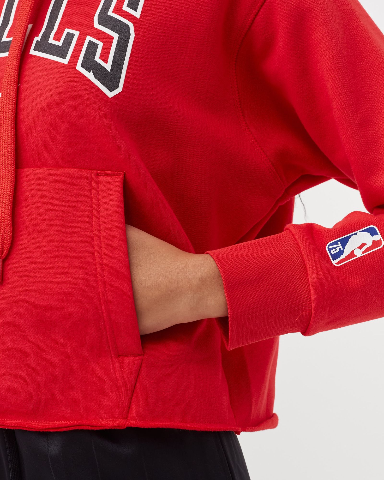 WMNS Chicago Bulls Essential NBA Fleece Pullover Hoodie