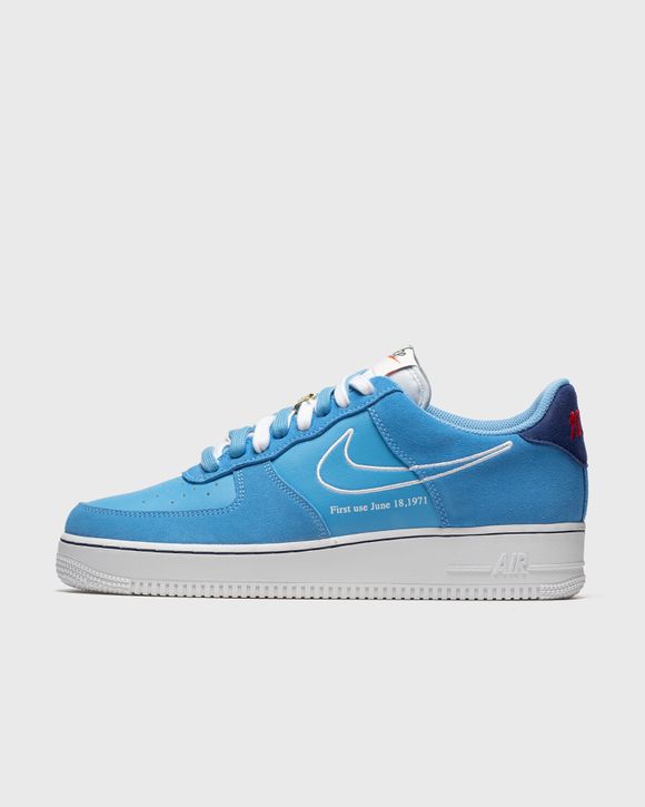 Blue suede air hot sale force 1 lv8