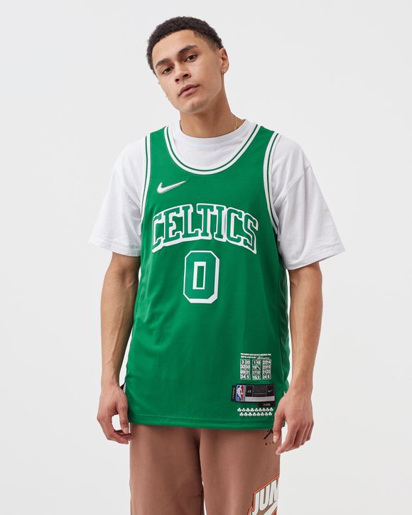 NBA DRI FIT SWINGMAN JERSEY CITY EDITION 2021 NO 0 JAYSON TATUM BOSCEL, Tank Tops, Divise Basket, Clothing, NBA