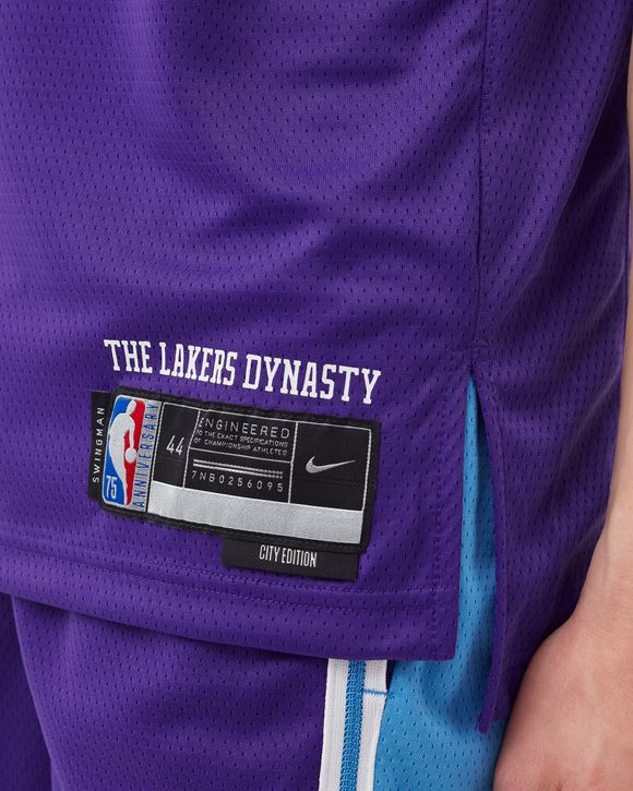 Nike LA LAKERS NBA City Edition Swingman Jersey - LEBRON JAMES