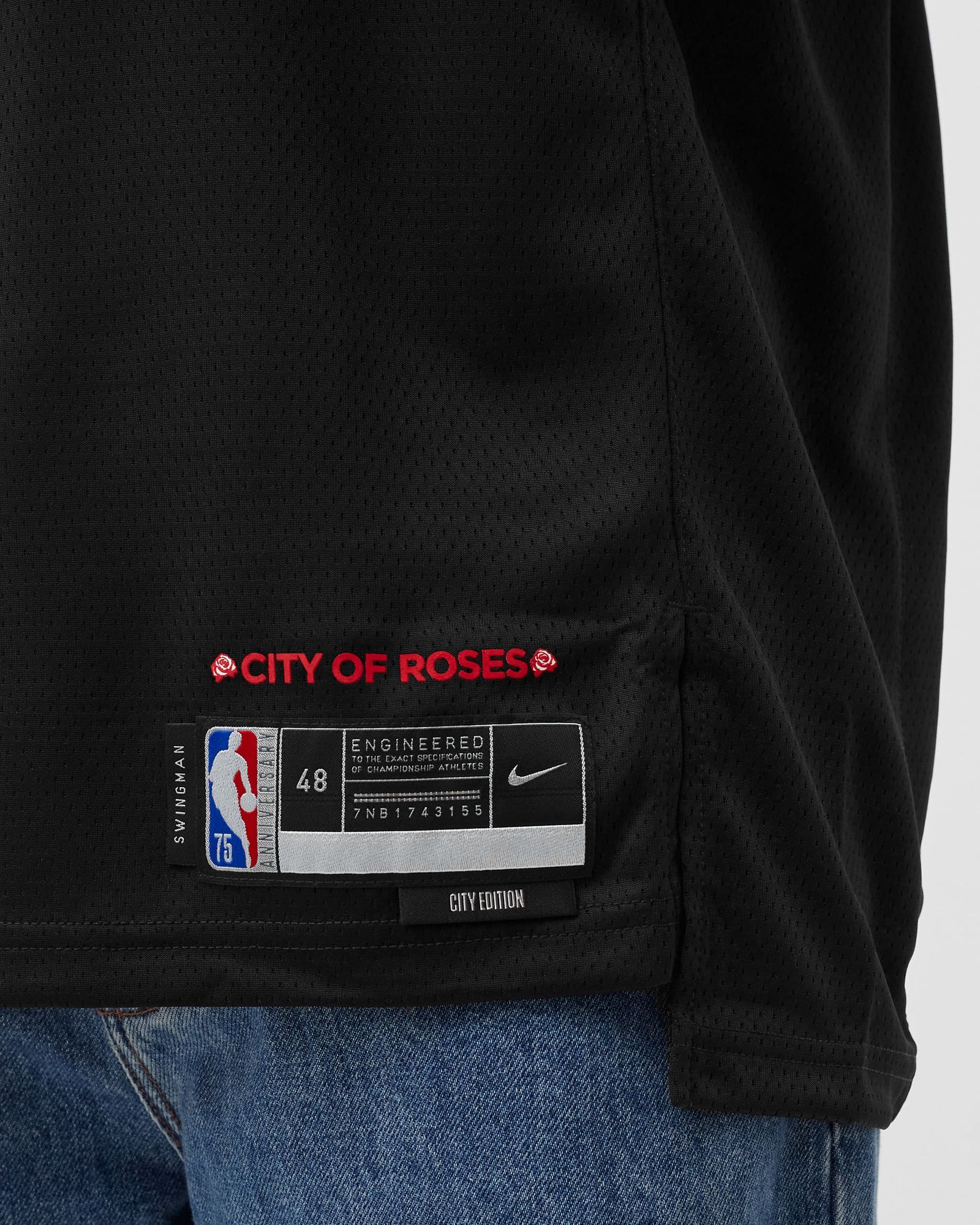 SWINGMAN JERSEY PORTLAND TRAIL BLAZERS - DAMIAN LILLARD #0