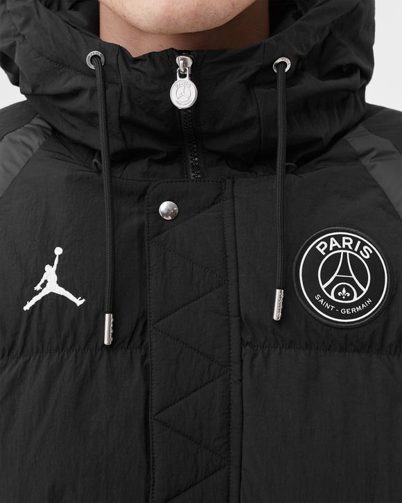 Jordan Paris Saint-Germain Puffer Jacket Black - BLACK