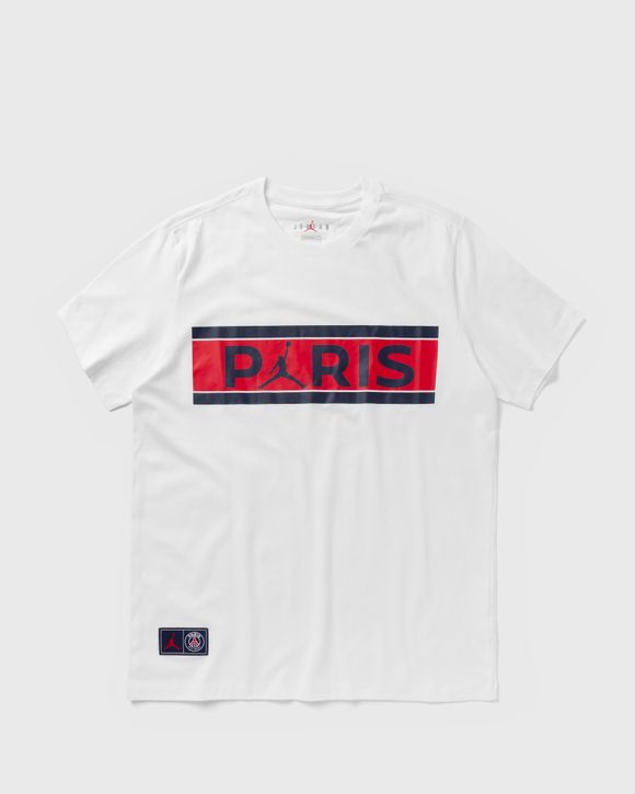 Jordan Paris Saint-Germain Wordmark Tee White | BSTN Store