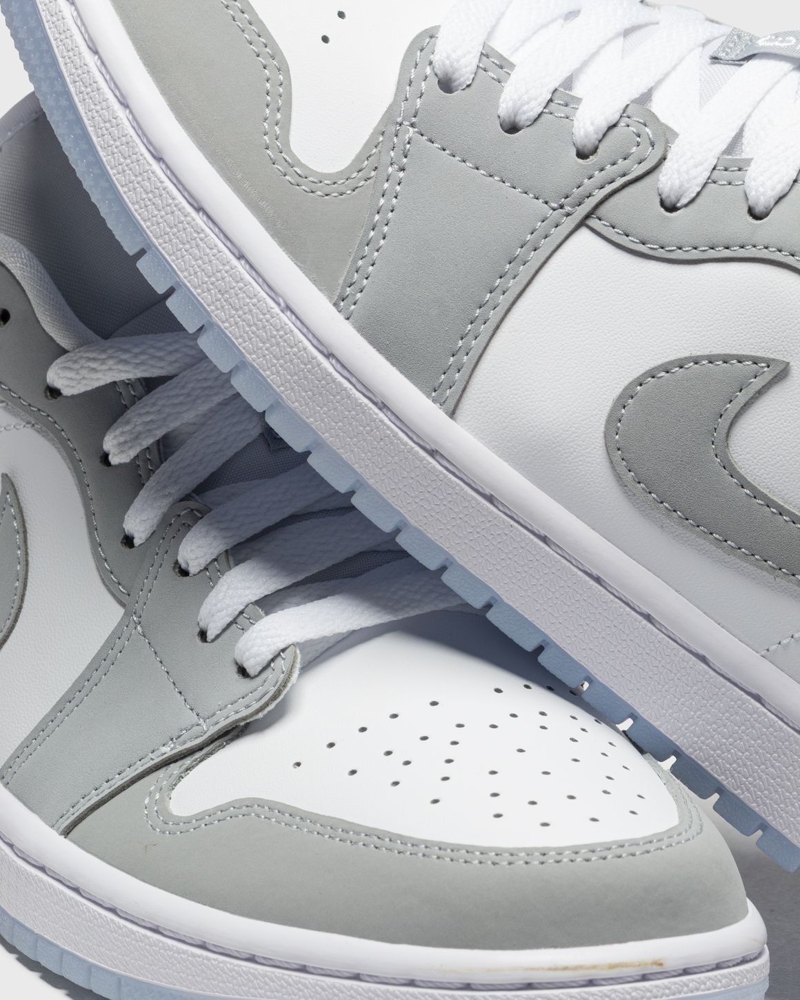 Jordan WMNS Air Jordan 1 Low 'WOLF GREY' White | BSTN Store