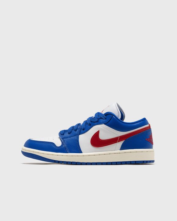 Jordan WMNS AIR JORDAN 1 LOW 'Sport Blue' Blue/White - SPORT BLUE/GYM  RED-WHITE-SAIL