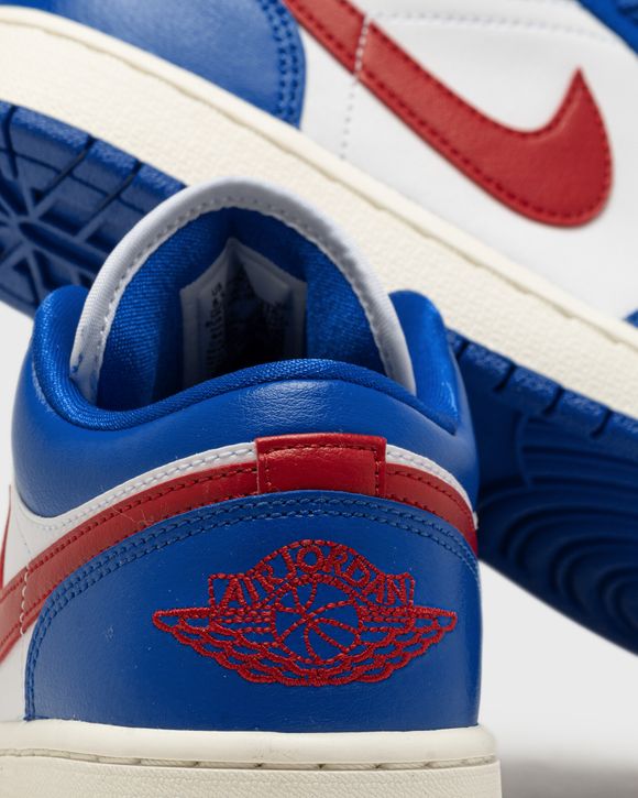 Jordan WMNS AIR JORDAN 1 LOW 'Sport Blue' Blue/White - SPORT BLUE/GYM  RED-WHITE-SAIL