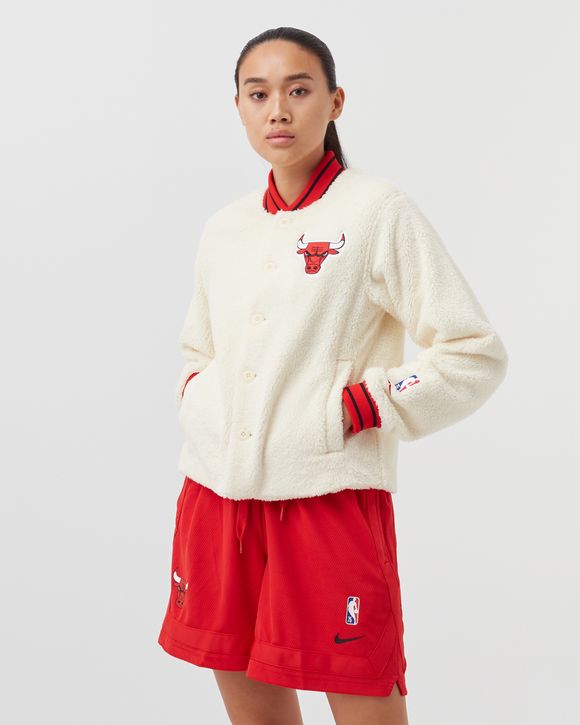 Nike WMNS Chicago Bulls Courtside NBA Bomber Jacket White BSTN Store