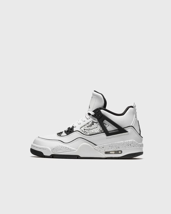 Jordan Air Jordan 4 Retro SE (GS) 'DIY' White - WHITE/BLACK-VOLT