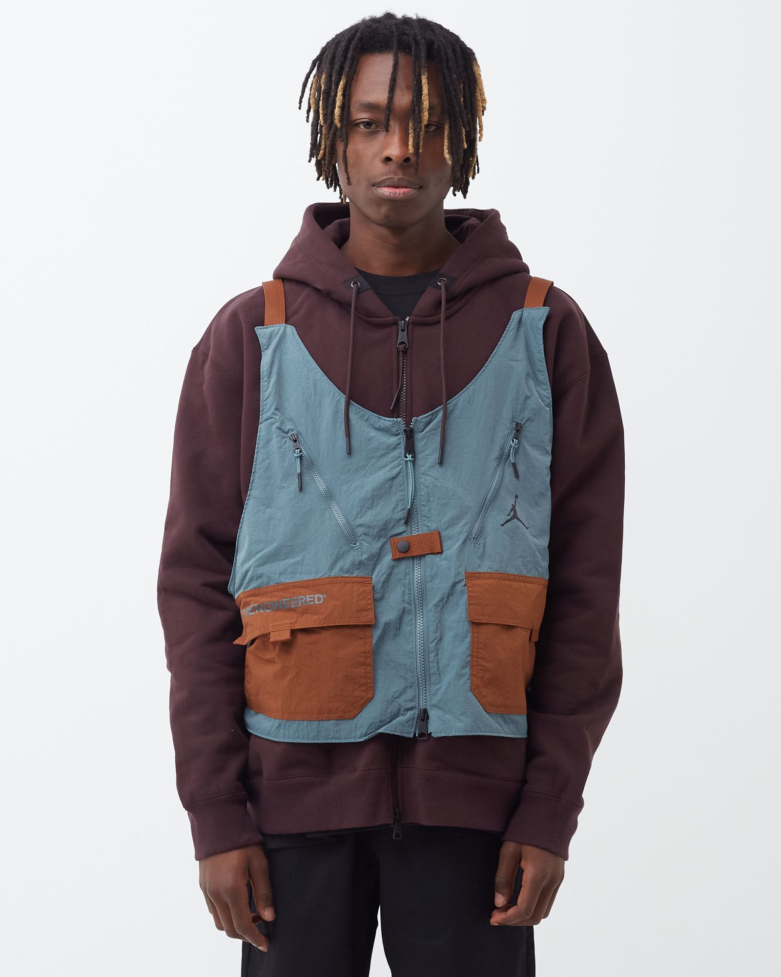 23 Engineered Full-Zip Fleece Hoodie