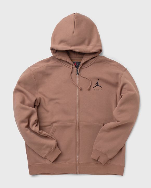 Jordan Jumpman Full Zip Fleece Hoodie Brown BSTN Store