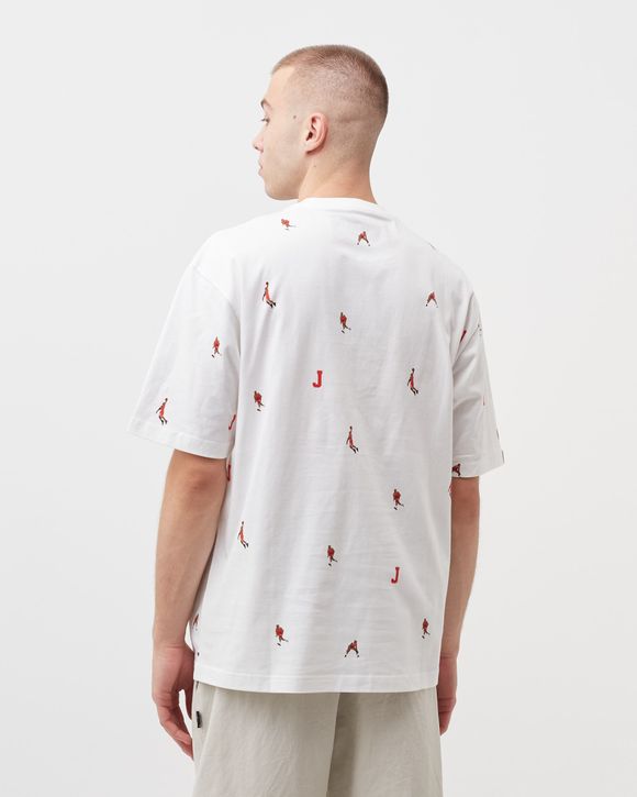 Brand Holiday Allover Print Tee
