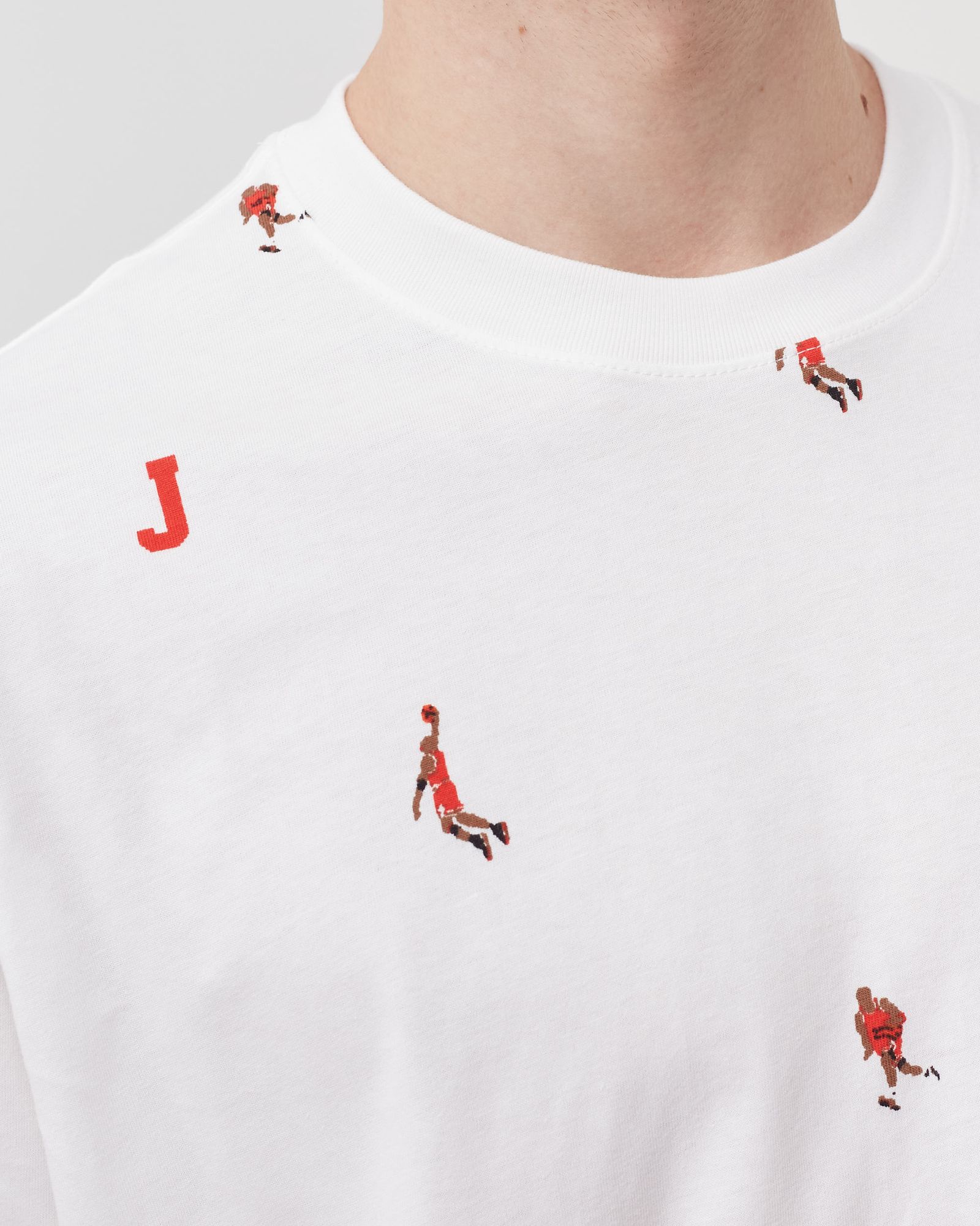 Brand Holiday Allover Print Tee