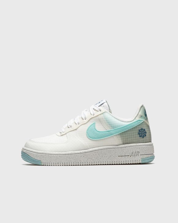 Nike Air Force 1 Crater GS White Aqua - Size 7 Kids