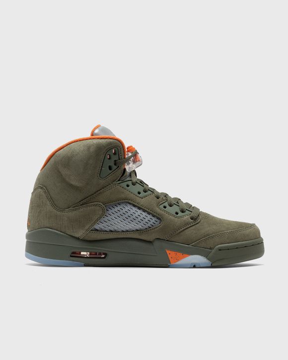 Olive green hot sale jordan 5