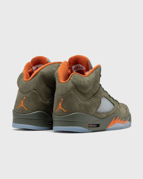 Jordan AIR JORDAN 5 RETRO 'OLIVE' Green - ARMY OLIVE/SOLAR ORANGE