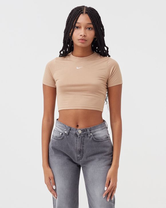 Nike essential crop top best sale