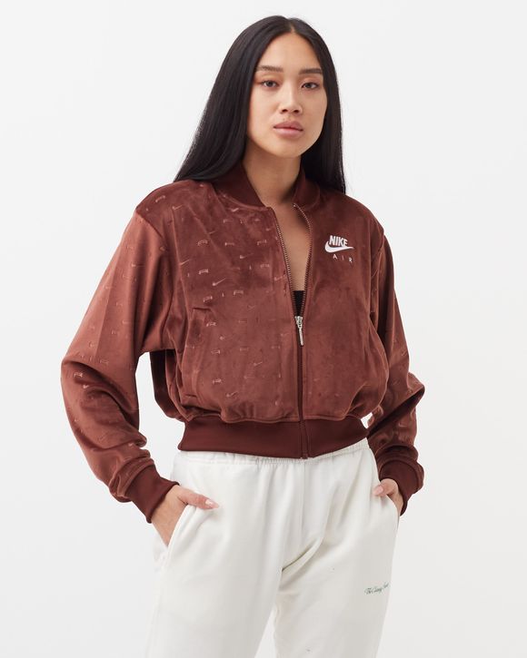 Nike velour jacket store women's