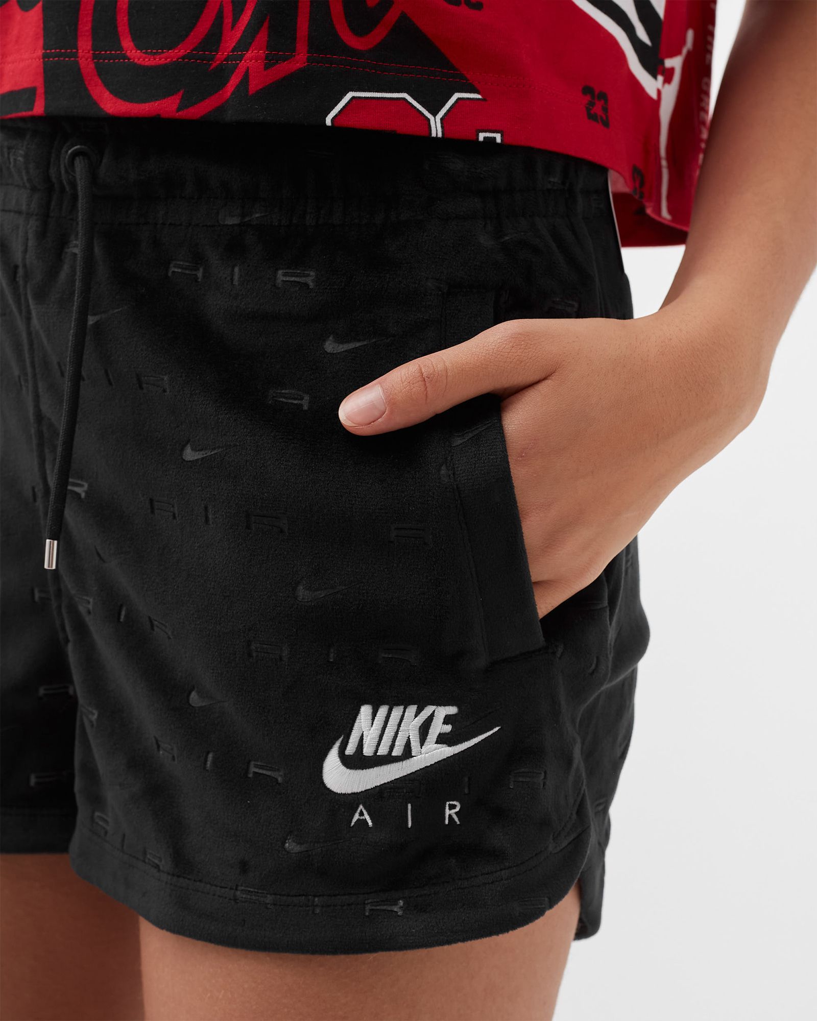 WMNS Velour Mid-Rise Shorts