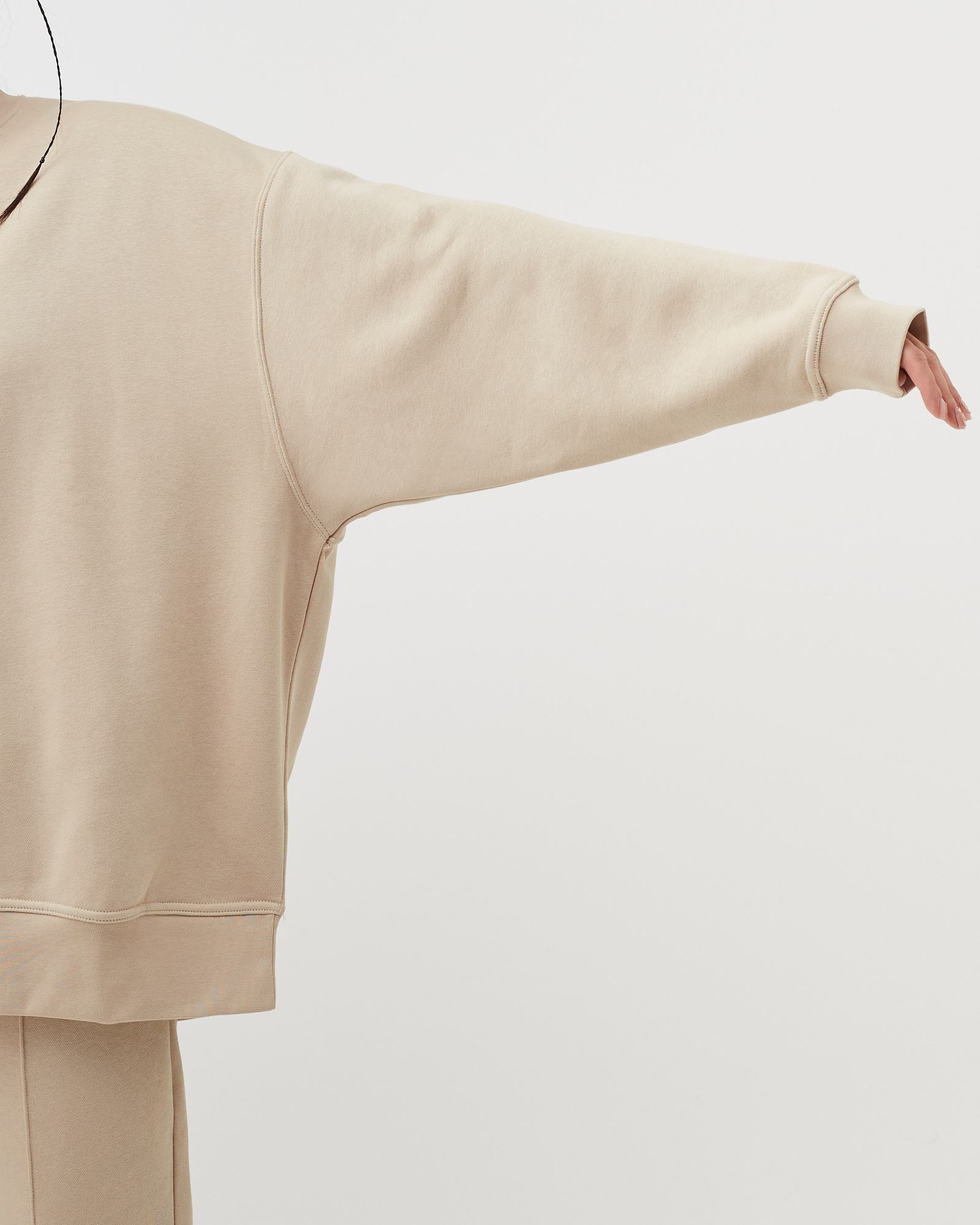 WMNS Over-Oversized Fleece Crew