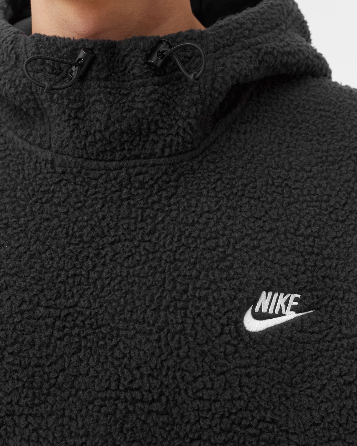 Nike Sherpa Pullover Hoodie Black BSTN Store