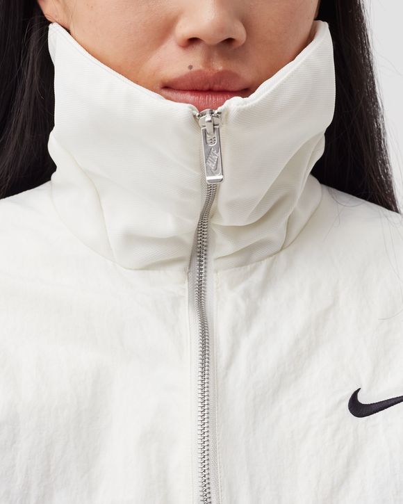 Nike WMNS Icon Clash Fleece Jacket White - SAIL/SAIL/RATTAN/BLACK