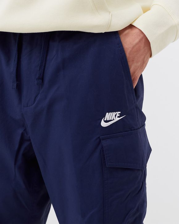 Size 36 Nike Sportswear Style Men's Woven Unlined Cargo Pants Blue  DD7032-410