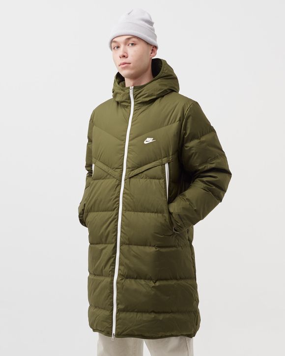 Nike Storm FIT Windrunner Parka Green ROUGH GREEN SAIL SAIL