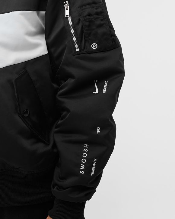 Nike Swoosh Therma-FIT Synthetic-Fill Bomber Black | BSTN Store