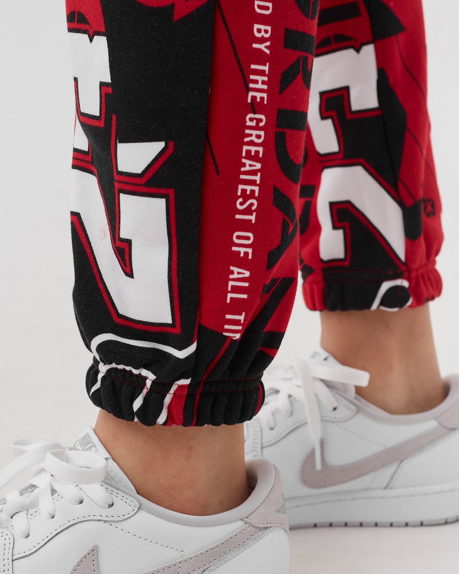 WMNS Fleece Allover Printed Pants