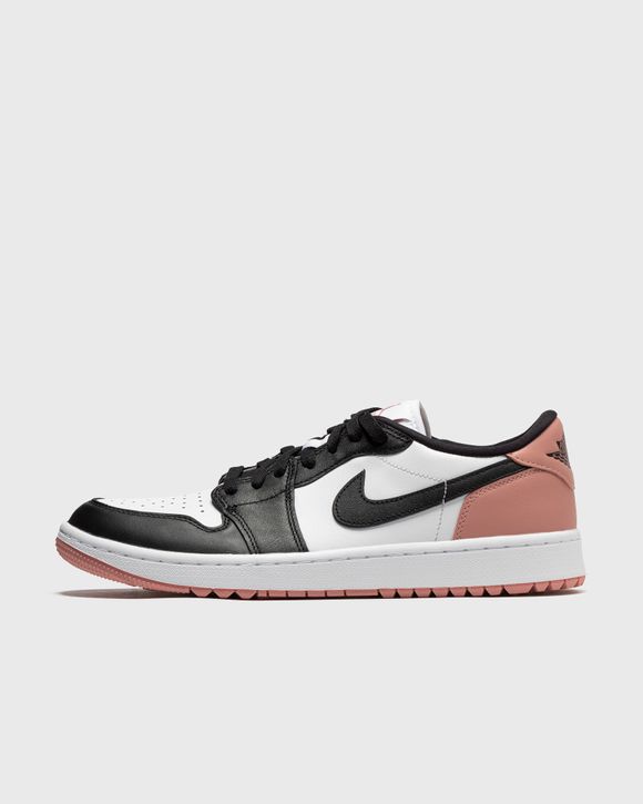 Air Jordan 1 Low G 'Rust Pink' - WHITE/BLACK-RUST PINK