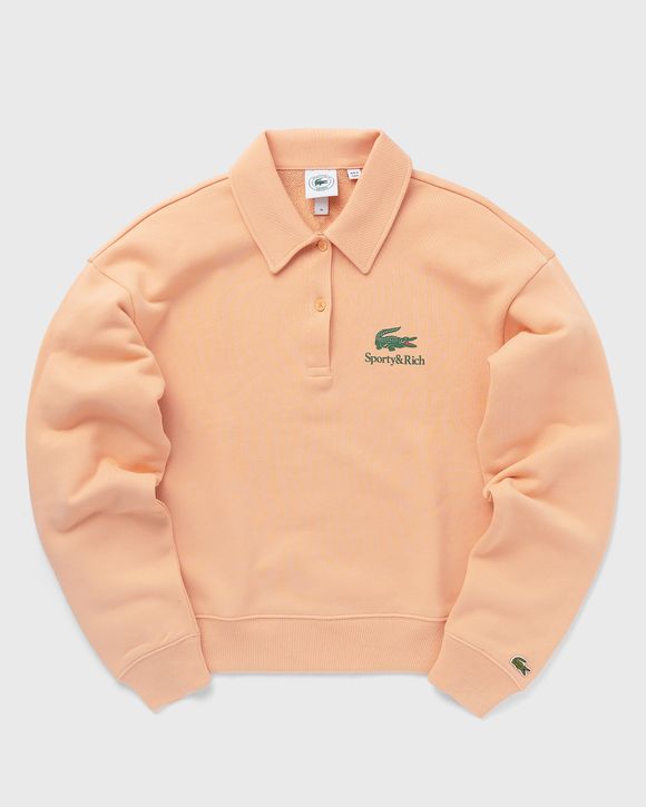 Sporty & Rich Lacoste Serif Polo Orange | BSTN Store