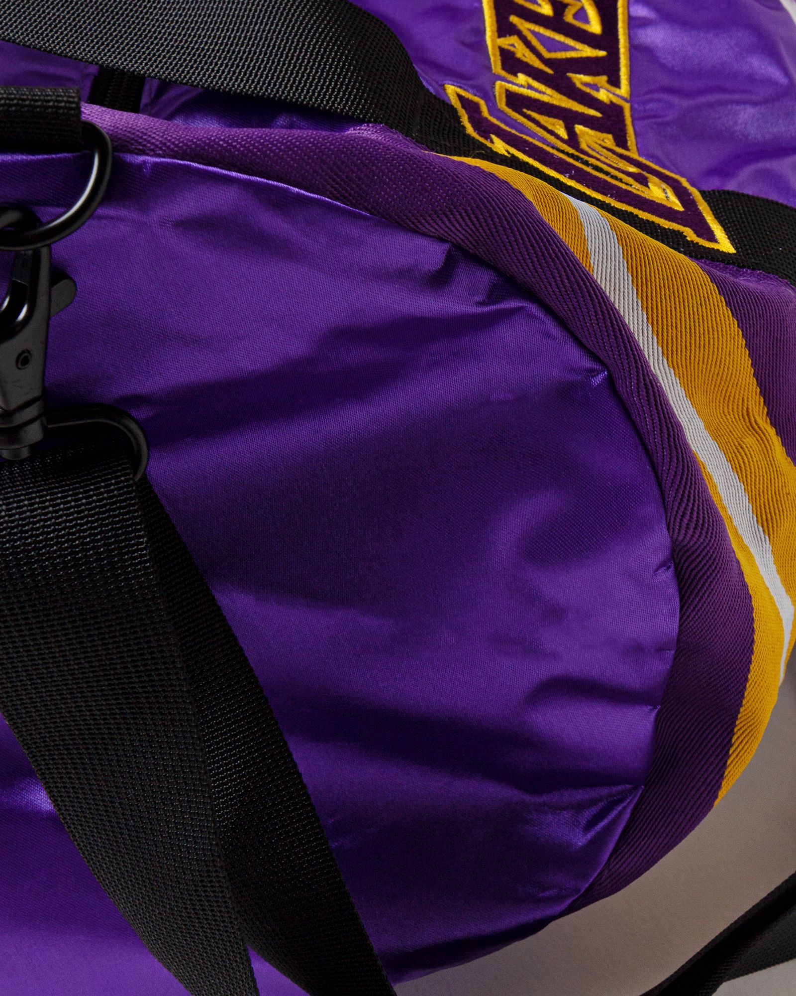 LA Lakers Satin Duffel Bag