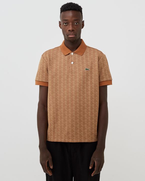 SHORT SLEEVED RIBBED COLLAR SHIRT