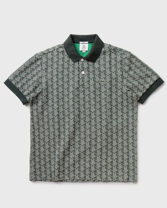 Lacoste SHORT SLEEVED RIBBED COLLAR POLO SHIRT Green BSTN Store